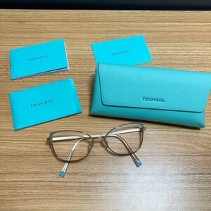 Tiffany & Co Eyeglasses TF1136 6133 Women 53-16-140 Gold Cat‎ Eye REPLACE LENSES
